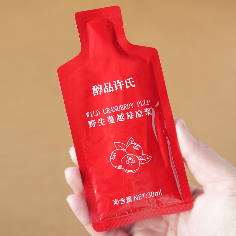 许氏醇品野生蔓越莓原浆大兴安岭原液纯果汁饮料非浓缩花青素鲜榨