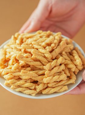 许氏醇品 鲜虾小麻花香酥糕点网红休闲办公电影健康小零食儿童