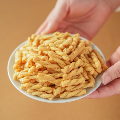 许氏醇品 鲜虾小麻花香酥糕点网红休闲办公电影健康小零食儿童