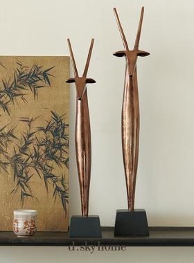 印度进口欧式轻奢动物装饰品