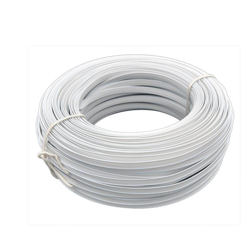 仕达白色单扁铁芯扎线包塑胶镀锌铁丝包塑扎条玩具扎带鼻梁定型条