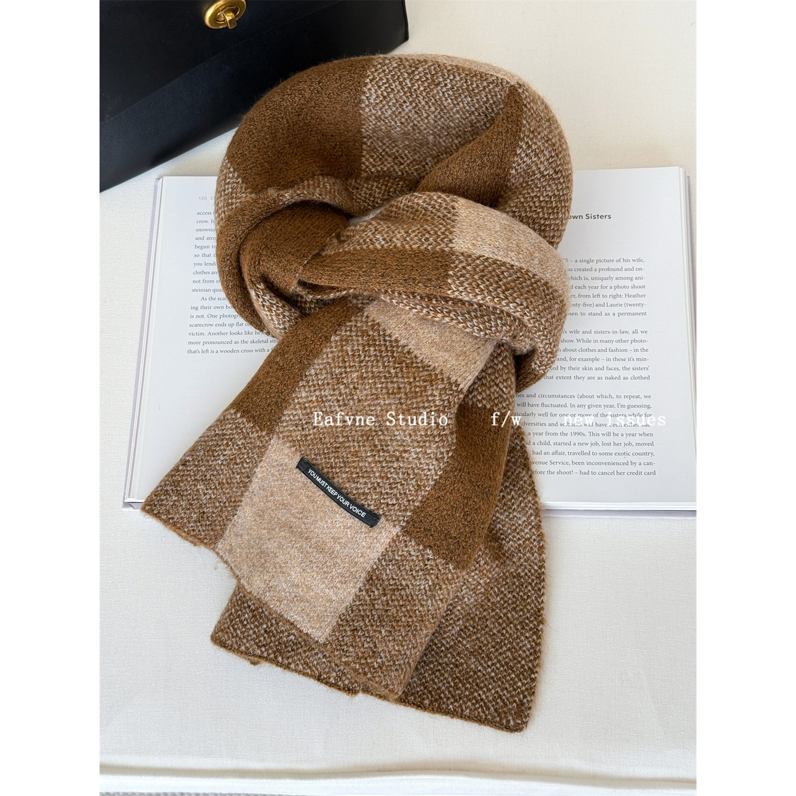 格子羊毛混纺围巾女冬季韩版百搭驼色保暖格纹英伦风围脖高级感,服饰配件/皮带/帽子/围巾,围巾/丝巾/披肩,淘宝优惠券,粉丝福利购,淘宝优惠卷