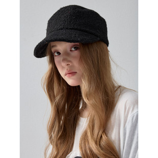 大头bi入修饰脸型加宽帽檐复古秋冬新款 ins博主气质马术帽女保暖