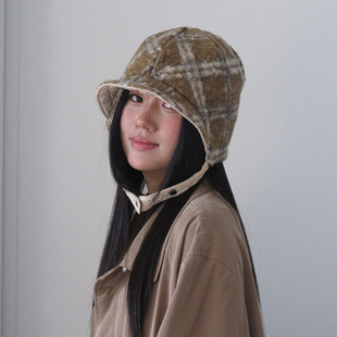 正反两戴 秋冬定制圈圈毛复古英伦雷锋帽加厚防寒潮流保暖护耳帽