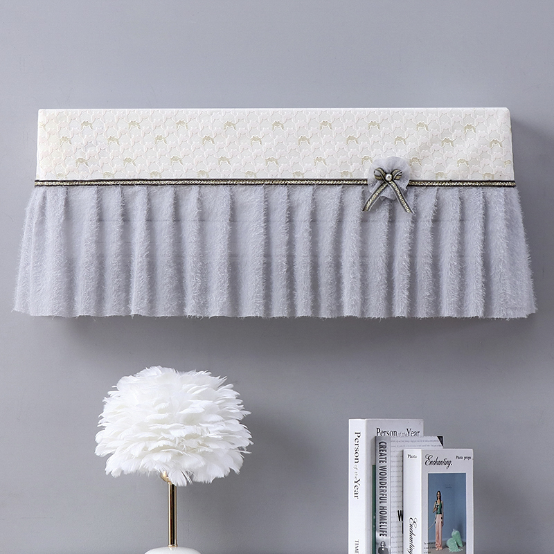 适用小米挂机空调防尘罩开机不取2025新款大1P卧室空调蕾丝防尘罩