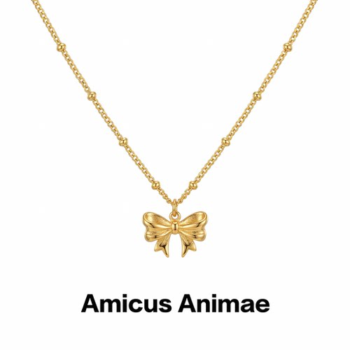 AmicusAnimae蝴蝶吊坠锁骨链