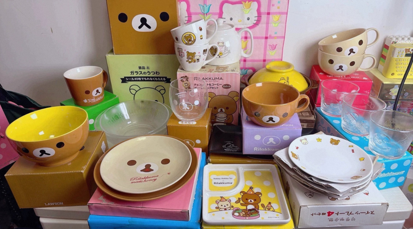 日本中古大合集2010轻松熊san-x咖啡杯 马克杯 孤品玻璃杯 玻璃盆,餐饮具,马克杯,淘宝优惠券,粉丝福利购,淘宝优惠卷