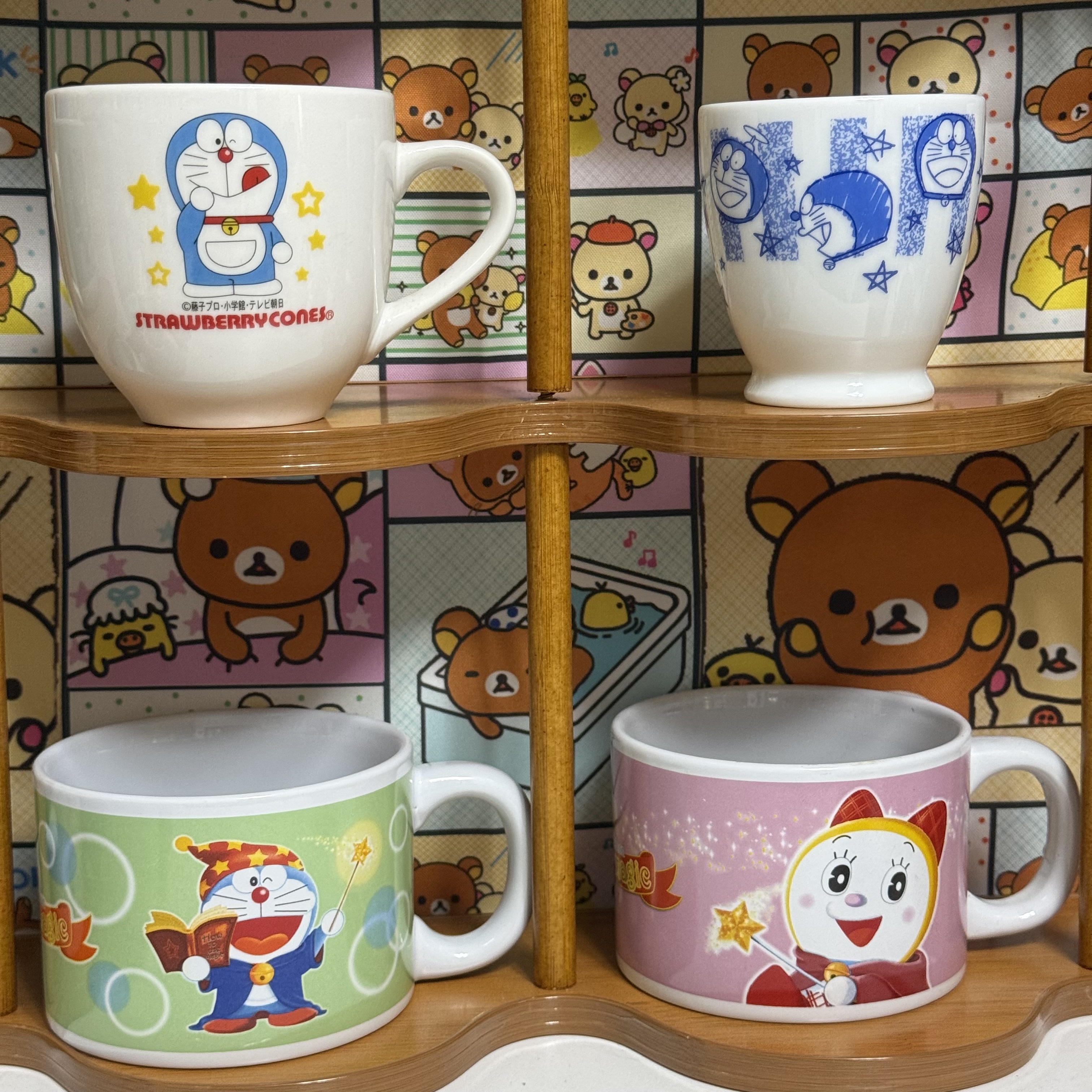 日本中古 叮当猫马克杯陶瓷杯水马克杯