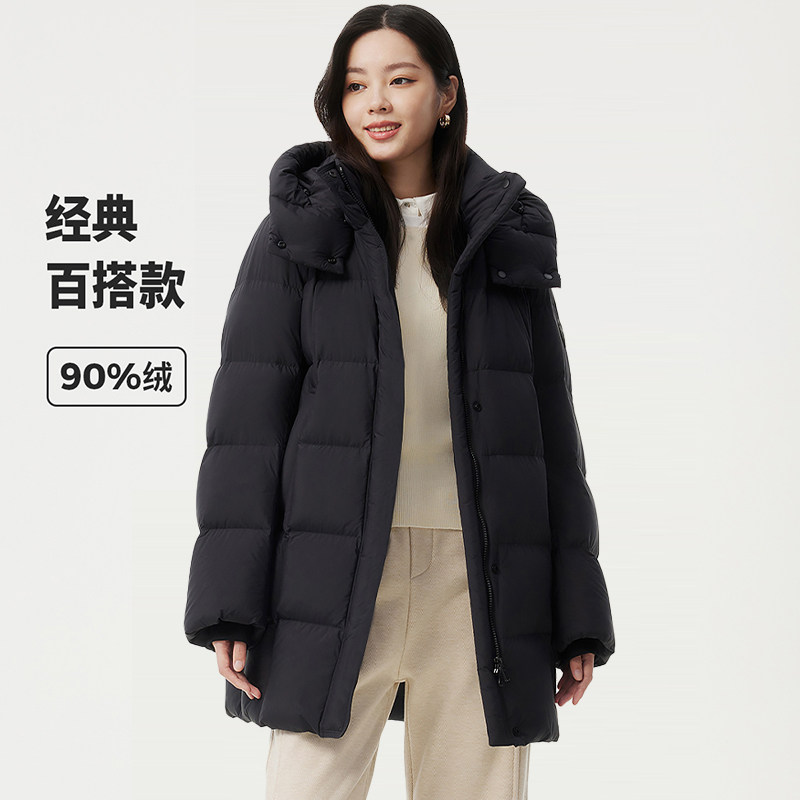坦博尔中长款羽绒服2026冬季女款