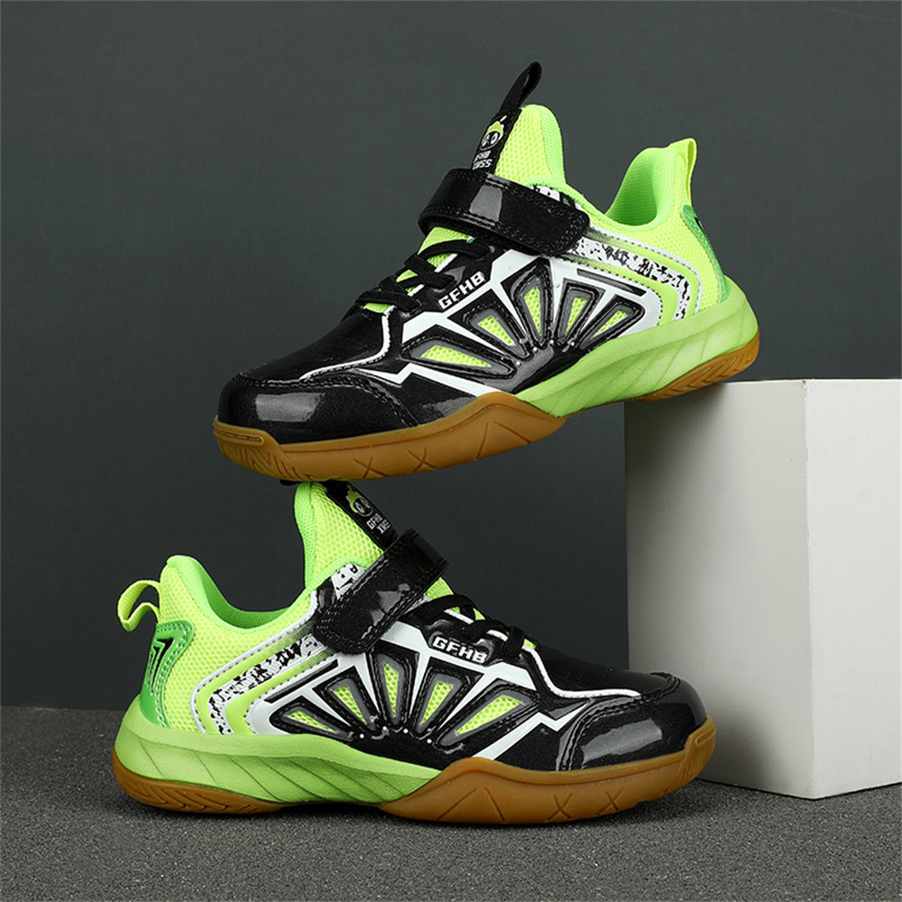 Badminton shoes羽毛球鞋男女童超轻透气减震运动鞋叶刃抗扭29-40