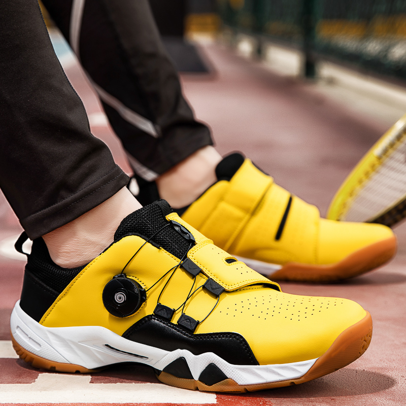 Tennisshoes黄色网球鞋男网乒鞋