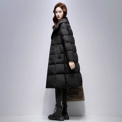 2025中长款羽绒服女加厚冬季新款东北抗寒小个子高级感高端外套爆