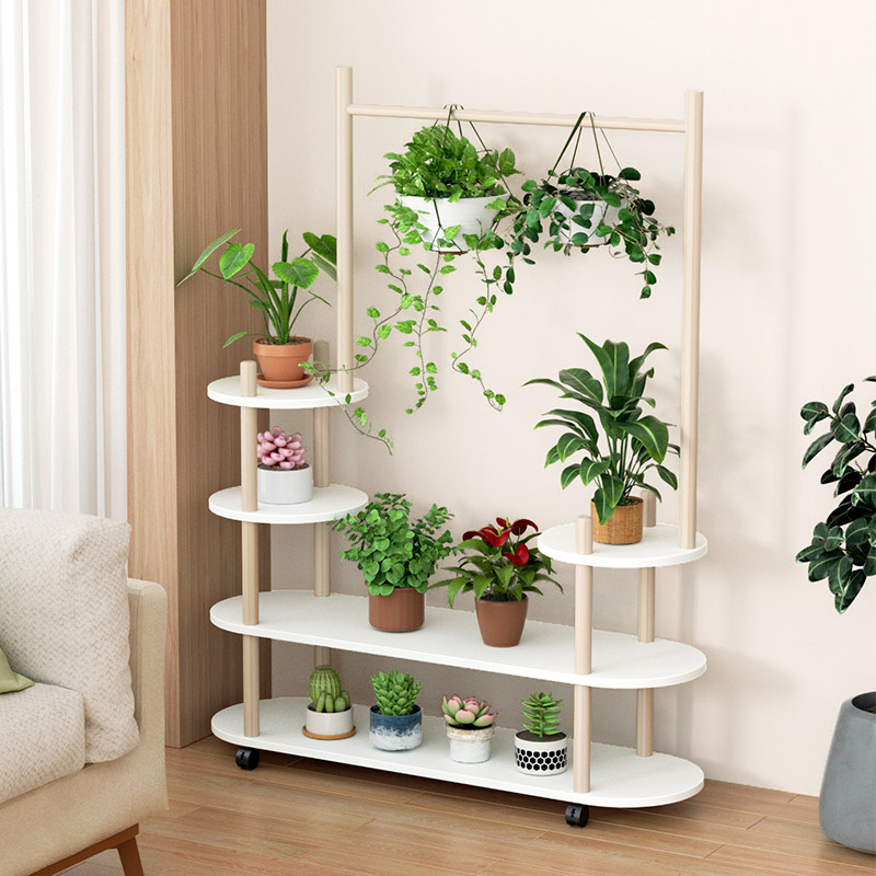 室内创意客厅实木落地多层大容量盆栽置物架吊兰多肉摆放架可定制,住宅家具,花架/花几,淘宝优惠券,粉丝福利购,淘宝优惠卷