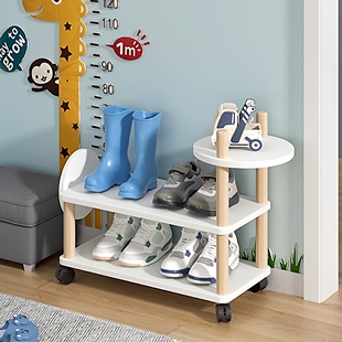 柜入户门口鞋 架家用门口多层收纳架简易鞋 架 架可爱小狗鞋 儿童鞋