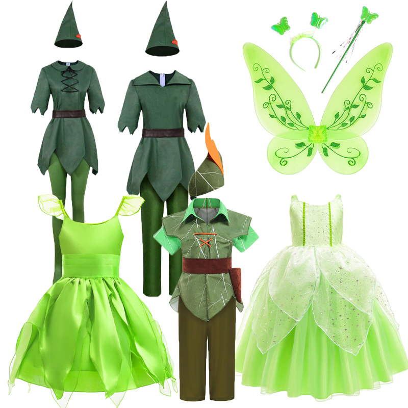 成人儿童小飞侠彼得潘精灵短裙