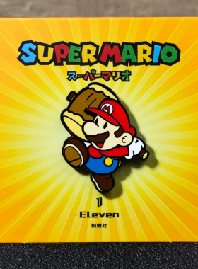 Eleven超级马里奥金属徽章Mairo超级玛丽游戏胸针日系饰品磁吸pin