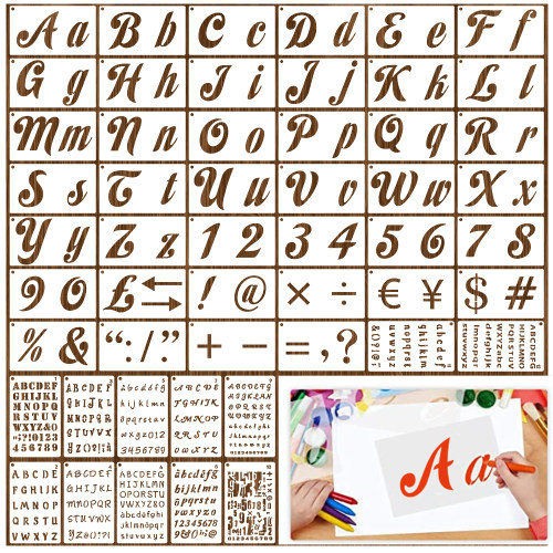 歌珊绘字母绘画模板PET环保材质