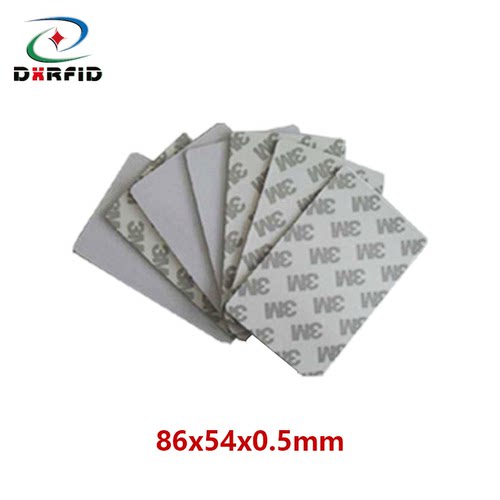 RFID抗金属磁布85.5*54*0.5mm 铁氧体吸波材料 ID/IC电子标签专用