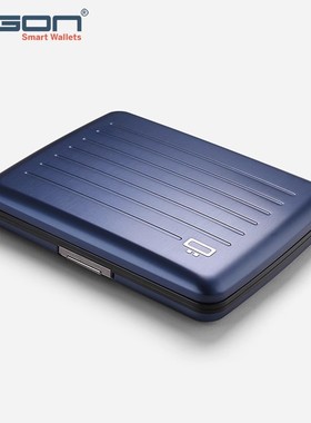 正品原装进口法国OGON欧夹铝合金信用卡盒防水金属钱包防消磁驾照