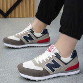 子户外旅游鞋 新款 防滑耐磨跑步鞋 n字学生运动阿甘鞋 百伦四季 男士