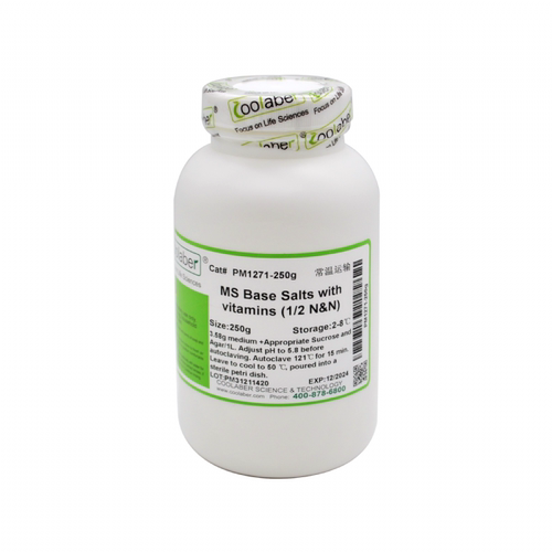 Coolaber/酷来搏 PM1271 MS培养基基盐（1/2NH4NO3，含维生素）