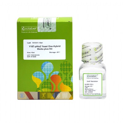 Coolaber YM1011 Y187-pHis2系统酵母单杂培养基套装Plus(含3-AT)