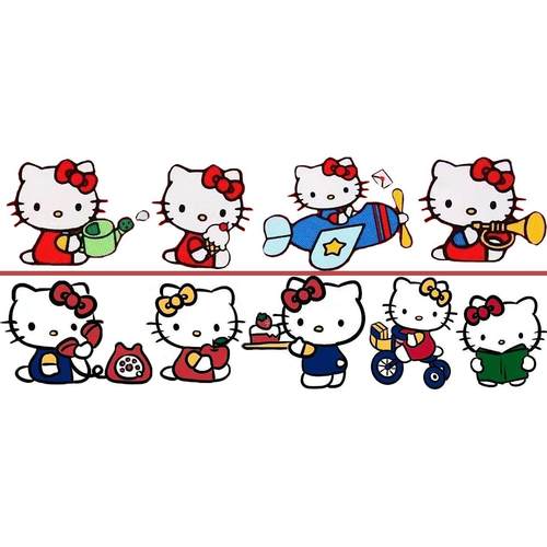 【MNCZ8-2个1组Kitty异形中窄针吸】十字绣2024新款工具针吸