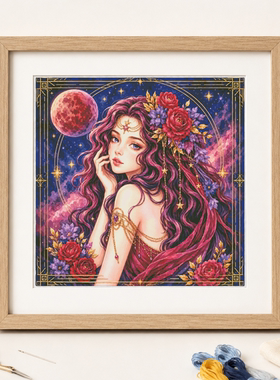 【ZZ9009-月影女神】十字绣2026新款客厅餐厅简单新手款简