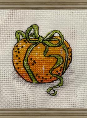 【ZZ1607-橙子礼物】十字绣印花2024新款手工卡通动漫