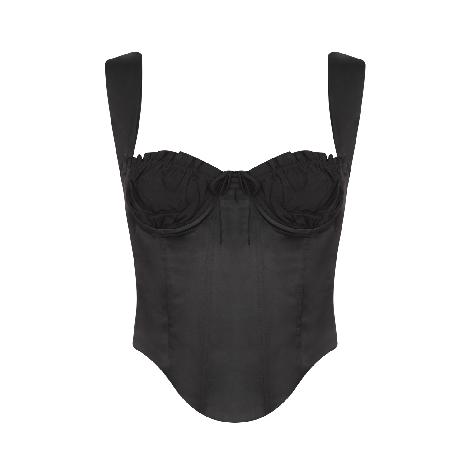 美式街头辣妹鱼骨收腰显身材绑带吊带甜美网红外穿内搭不规则上衣