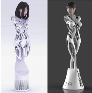 手办白模gk练手美少女机械姬ANDROID HB01动漫美女人造人手办练习