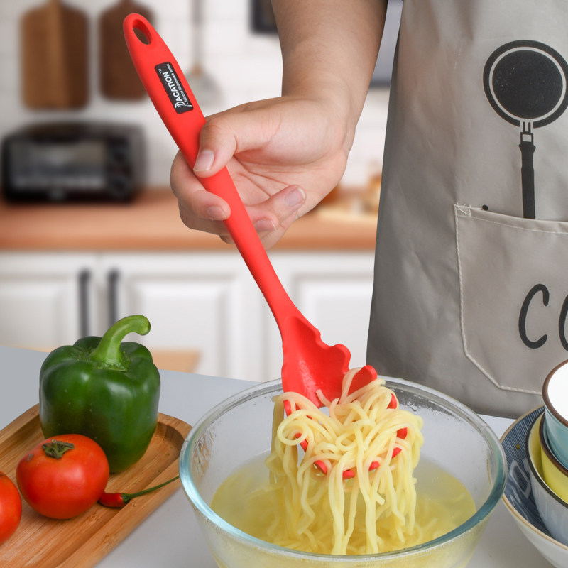 加长硅胶意面捞勺捞面条爪勺食品级捞面勺捞面条神器耐高温不伤锅,厨房/烹饪用具,漏勺/滤网勺,淘宝优惠券,粉丝福利购,淘宝优惠卷