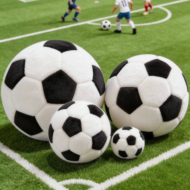 创意卡通足球抱枕球形抱枕儿童可爱毛绒玩具布娃娃玩偶生日礼物