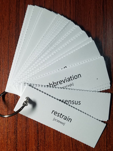 英语词汇单词卡片 初中高中教材高考四六级考研托福雅思GRE新概念