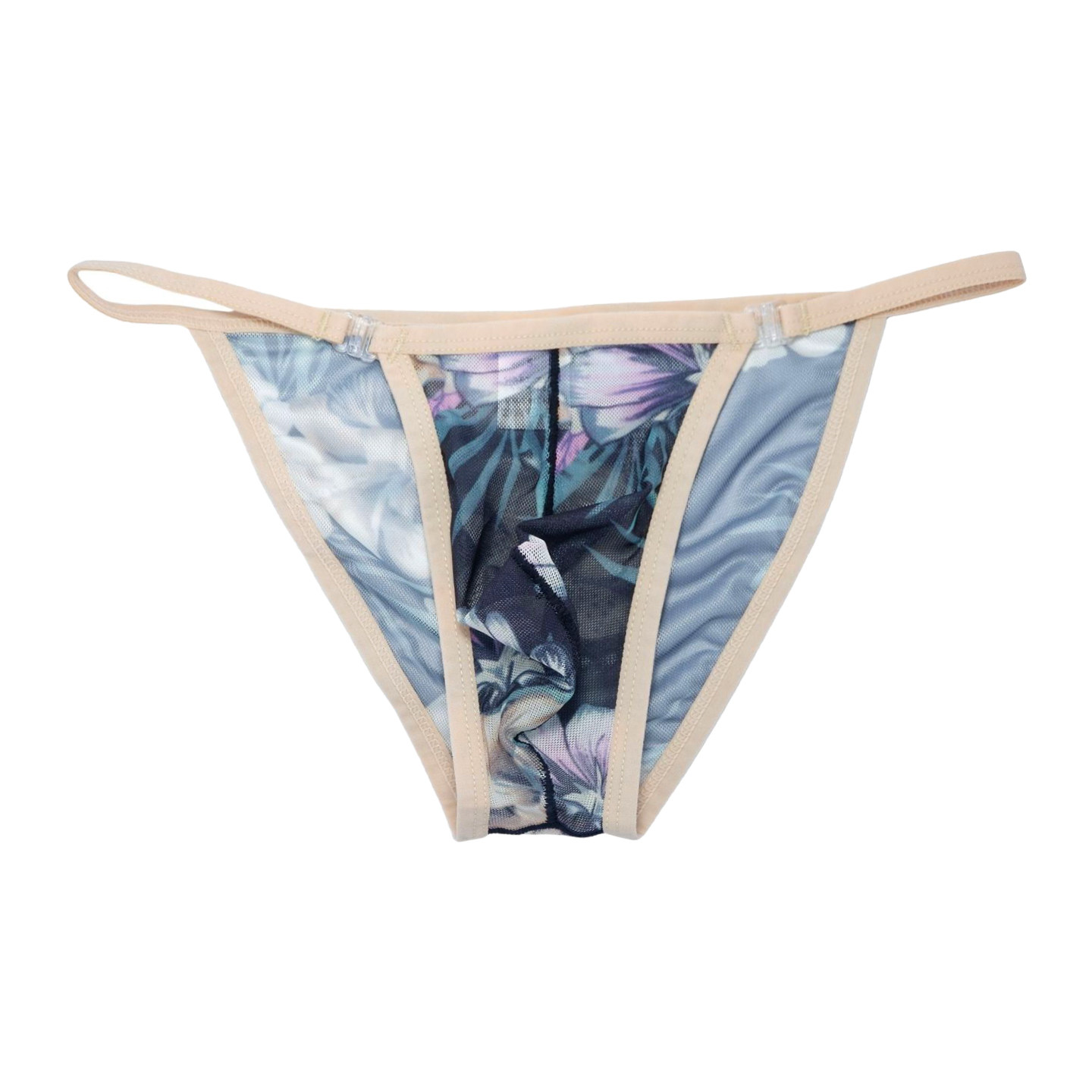 男士内裤低腰性感印花超薄款网纱透明三角裤高叉U凸弹力速干短裤,女士内衣/男士内衣/家居服,男三角内裤,淘宝优惠券,粉丝福利购,淘宝优惠卷