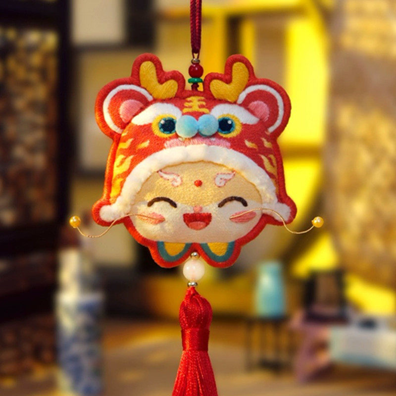 2024龙年中国风布艺福龙吉祥礼物