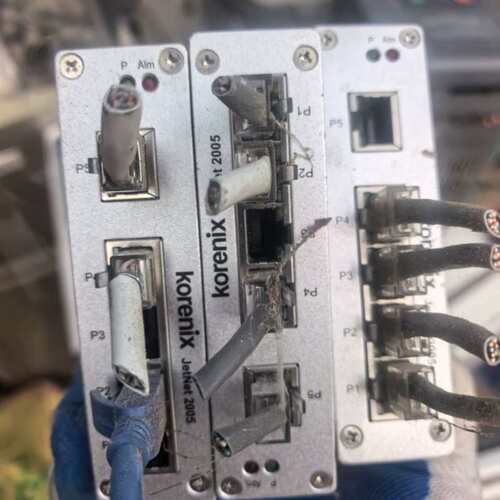 议价~拆机Korenix JetNet 2005工业交换机，5口，~可维修