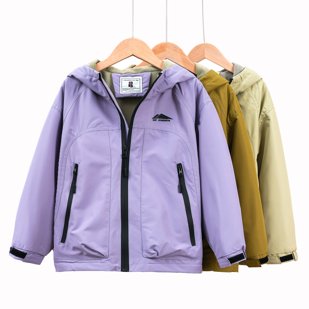 冬季新款2024男童加绒外套