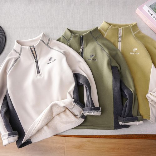 男女童纳米绒卫衣秋冬儿童打底衫