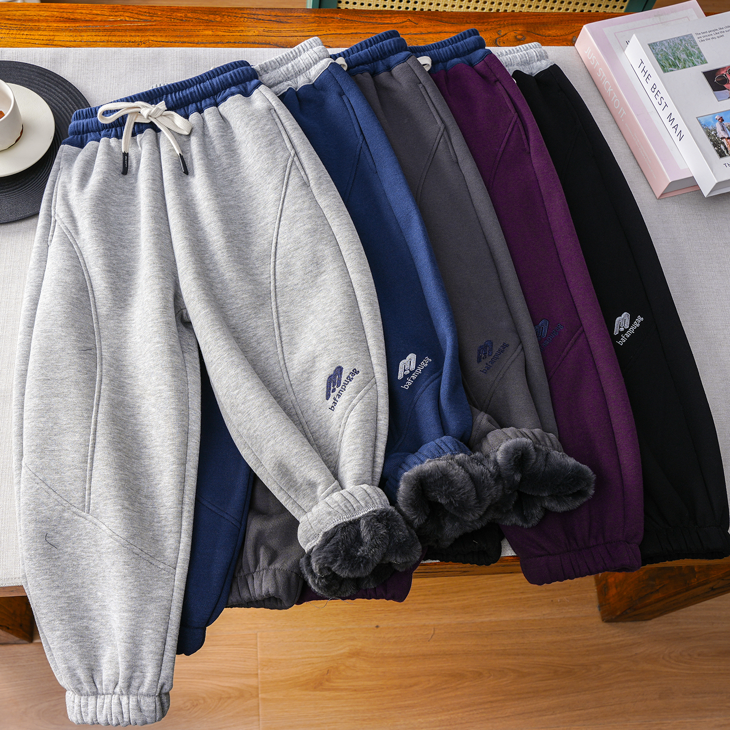 男女童加绒加厚裤子2025秋冬长裤