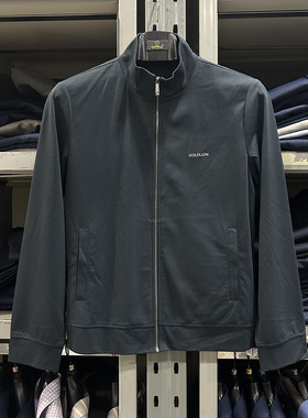 金利来男装上衣春季薄款修身立领夹克外套MJS22111402-74