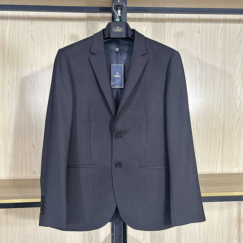 【1折促销】金利来男装春秋款纯羊毛修身西服外套MZT21261722-77