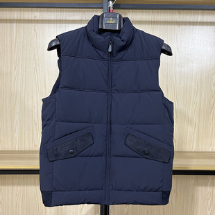 金利来男装 白鹅绒马甲羽绒服常规款 MDS21131410 秋款