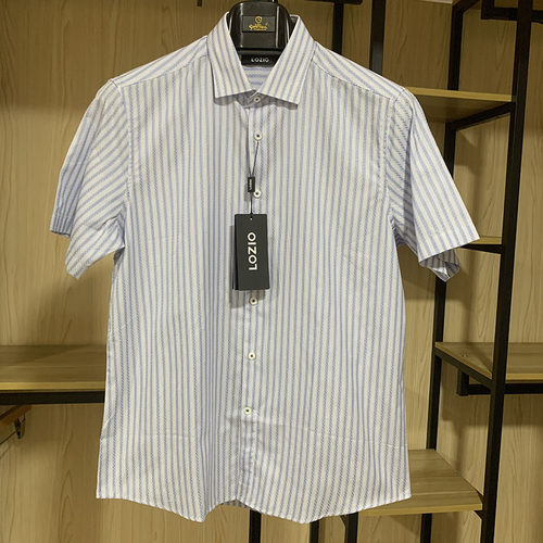 【1折促销】罗茜奥男纯棉短袖衬