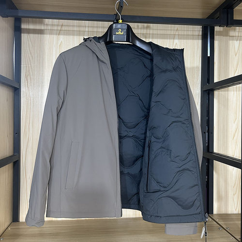 金利来男羽绒服秋冬款双面穿外套