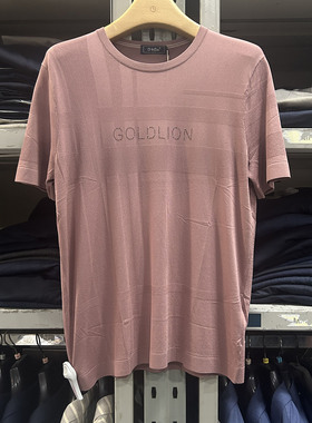 金利来男装针织衫夏款修身圆领休闲上衣MWW22111403-11