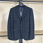 单西服外套MZD21261704 春秋款 羊毛修身 1折促销 金利来男装