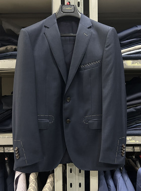 金利来商务男装西装秋冬款意大利纯羊毛修身外套MZTF96016161-88
