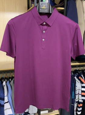 金利来男装短袖修身翻领T恤衫MTS19121475-66