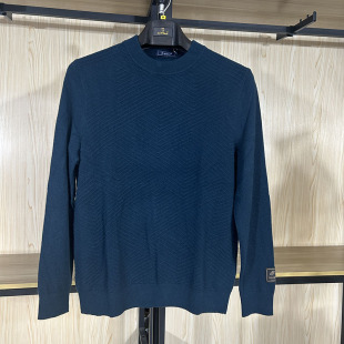 纯山羊绒常规版 金利来男装 羊绒衫 冬款 纯色圆领MRM22141411